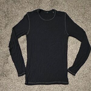 Atm Men's Black Long Sleeve Shirt